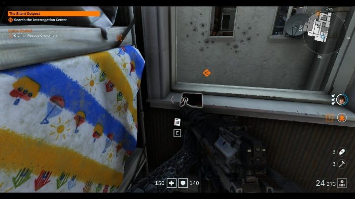 W jednym z pokoi znajdujących się w hotelu jest kolorowa, dziecięca kołderka - Areszt polityczny nr 4 / Detention Area | Sekrety w Wolfenstein Youngblood - Wolfenstein: Youngblood - poradnik do gry