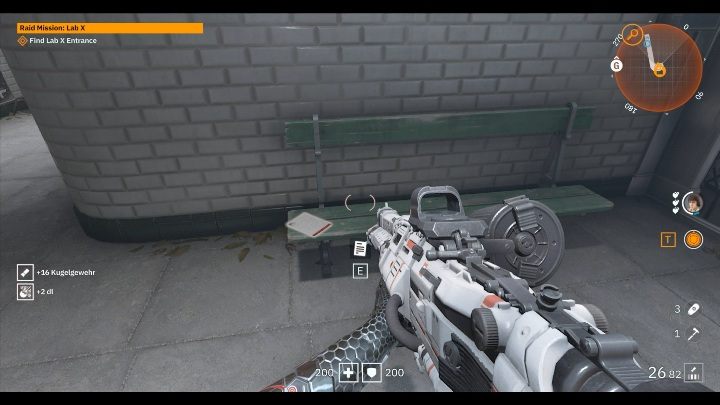 Przed blokiem znajdziesz zieloną, drewnianą ławkę - Lab X | Sekrety w Wolfenstein Youngblood - Wolfenstein: Youngblood - poradnik do gry