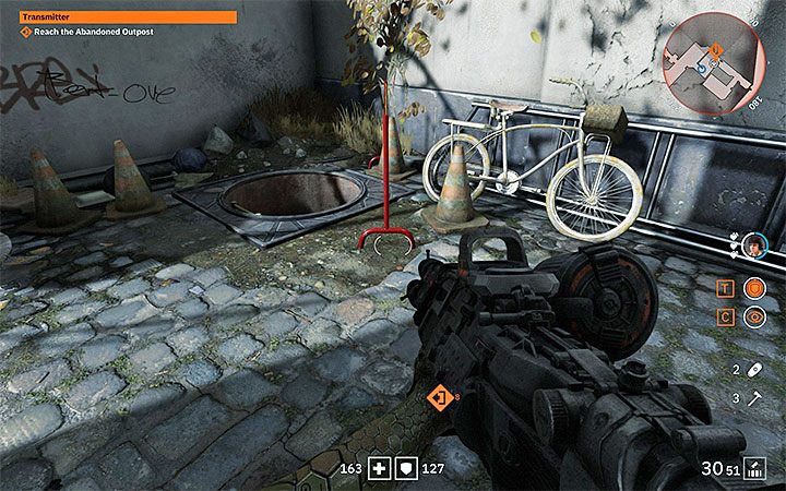 Dotrzesz w pobliże budynku gdzie mogą przebywać naziści (to samo miejsce badało się w pobocznym queście The Silent Outpost) - Transmitter | Misje poboczne w Wolfenstein Youngblood - Wolfenstein: Youngblood - poradnik do gry