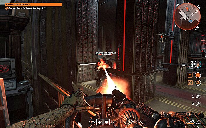 Bruder 1 Ubergarde to wielki robot korzystający z ciężkich broni - Bruder 1 Ubergarde | Bossowie w Wolfenstein Youngblood - Wolfenstein: Youngblood - poradnik do gry