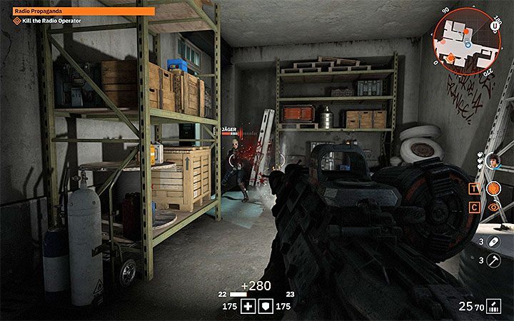 W nowej lokacji możesz początkowo skradać się lub od razu przystąpić do otwartych walk - Radio Propaganda | Misje poboczne w Wolfenstein Youngblood - Wolfenstein: Youngblood - poradnik do gry