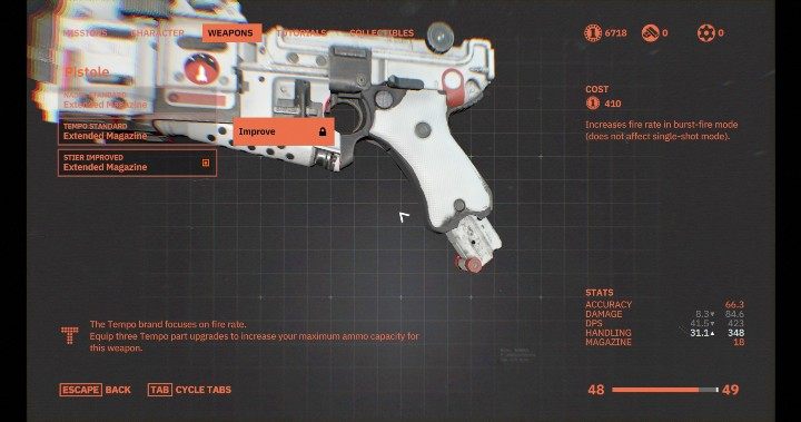 Do ulepszenia broni potrzebujesz jedynie gotówki, tę zbierasz eksplorując świat gry i wykonując misje - Ulepszenia broni w Wolfenstein Youngblood - Wolfenstein: Youngblood - poradnik do gry