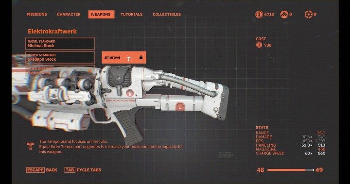 W twoim ekwipunku zebrana broń może znaleźć się dopiero, gdy wykupisz umiejętność Extreme Gun Pocket z kategorii Muscle - Ulepszenia broni w Wolfenstein Youngblood - Wolfenstein: Youngblood - poradnik do gry
