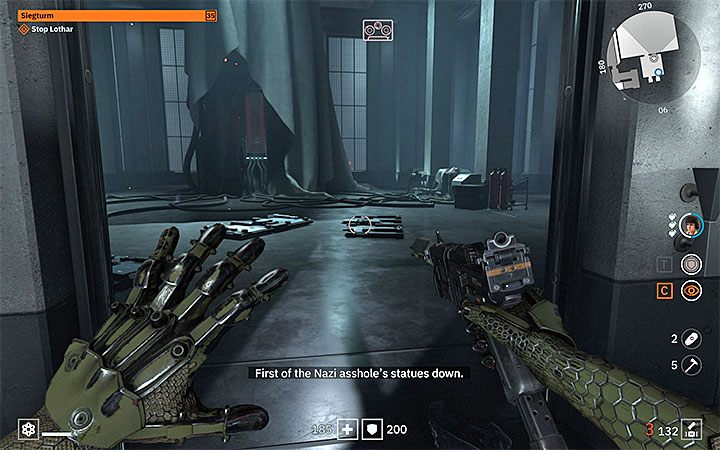 Do pierwszego pojedynku z Generałem Lotharem dojdzie niedługo po odnalezieniu B - Generał Lothar - finałowy boss w Wolfenstein Youngblood - Wolfenstein: Youngblood - poradnik do gry