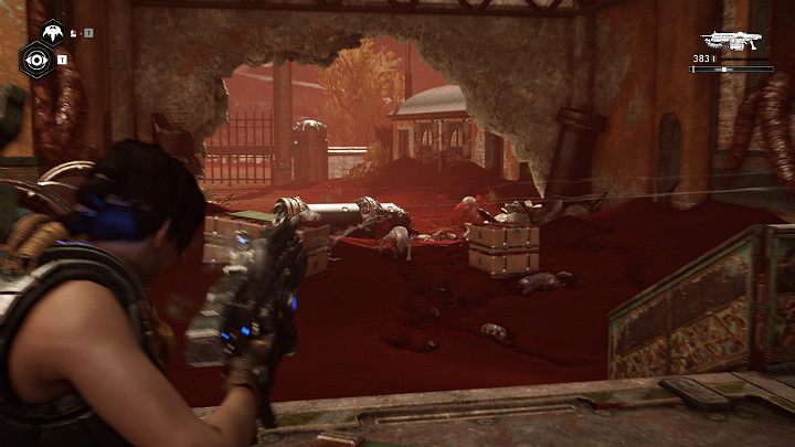 Jadąc w stronę ośrodka szkolenia kosmonautów, zatrzymaj się najpierw przy stacji pomp - Akt 3 Rozdział 3 - Może wymagać złożenia | Solucja Gears 5 - Gears 5 - poradnik do gry