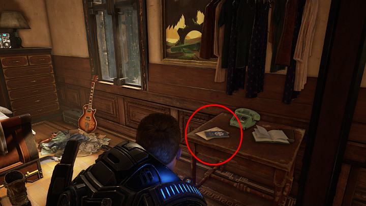 Następny przedmiot kolekcjonerski znajdziesz po dotarciu do pomieszczenia z cywilami - Akt 1 Rozdział 3 - To jest wojna | Przedmioty kolekcjonerskie w Gears 5 - Gears 5 - poradnik do gry