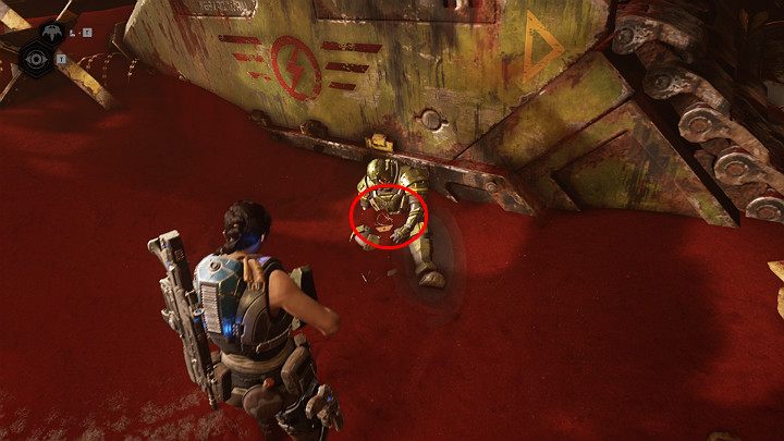 Podejdź do ciała przy czołgu - Akt 3 Rozdział 2 - Rakietowy plan | Przedmioty kolekcjonerskie w Gears 5 - Gears 5 - poradnik do gry