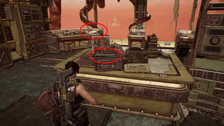 Kolejne dwie znajdźki zostały umieszczone w tym samym pomieszczeniu - Akt 3 Rozdział 3 - Może wymagać złożenia | Przedmioty kolekcjonerskie w Gears 5 - Gears 5 - poradnik do gry