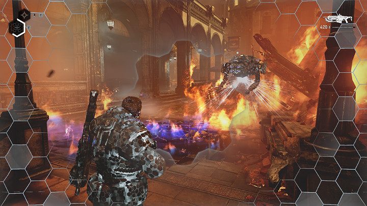 Podejdź do ognia i skorzystaj z nowo zdobytej zdolności Jacka - Akt 1 Rozdział 4 - Nadchodzi zmiana | Solucja Gears 5 - Gears 5 - poradnik do gry