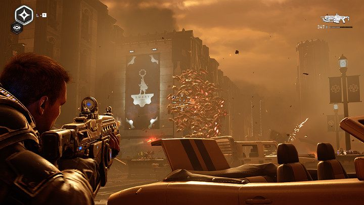 W następnej kolejności zaatakuje druga fala roju pijawek - Akt 1 Rozdział 4 - Nadchodzi zmiana | Solucja Gears 5 - Gears 5 - poradnik do gry