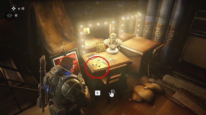 W studiu za sceną czeka na Ciebie jeszcze jeden przedmiot kolekcjonerski - Stara zapalniczka - Akt 1 Rozdział 4 - Nadchodzi zmiana | Solucja Gears 5 - Gears 5 - poradnik do gry
