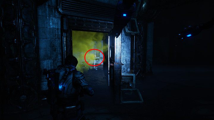 W jednym z pomieszczeń znajdziesz komponent - Akt 2 Rozdział 3 - ...tym mniej polanek | Solucja Gears 5 - Gears 5 - poradnik do gry