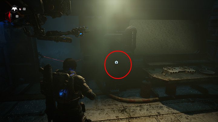 Przejdź przez pierwsze lasery, a następnie użyj maskowania i wbiegnij do budynku - Akt 2 Rozdział 5 - Mniejsze tajemnice | Solucja Gears 5 - Gears 5 - poradnik do gry