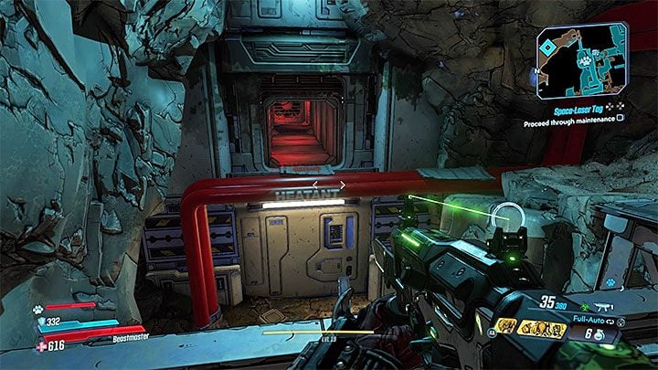 Po wygraniu dużej bitwy dotrzyj do wejścia do szybów wentylacyjnych - Space-Laser Tag | Solucja Borderlands 3 - Borderlands 3 - poradnik do gry