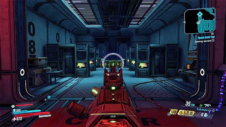 Otrzymasz cel misji związany z dotarciem do serwerowni - Space-Laser Tag | Solucja Borderlands 3 - Borderlands 3 - poradnik do gry