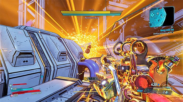 Katagawa Ball w całości skupia się na wyprowadzaniu ataków dystansowych - Space-Laser Tag | Solucja Borderlands 3 - Borderlands 3 - poradnik do gry