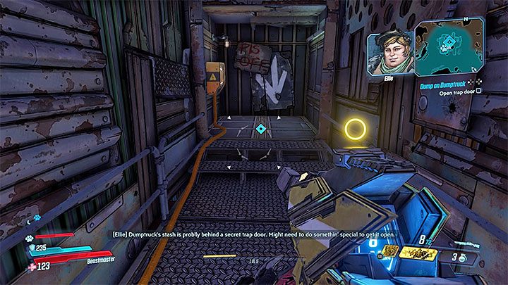 Zagadkę rozwiązuje się tuż po rozprawieniu z mini-bossem The Holy Dumptruck - Jak otworzyć zapadnię w queście Dump on Dumptruck w Borderlands 3? - Borderlands 3 - poradnik do gry