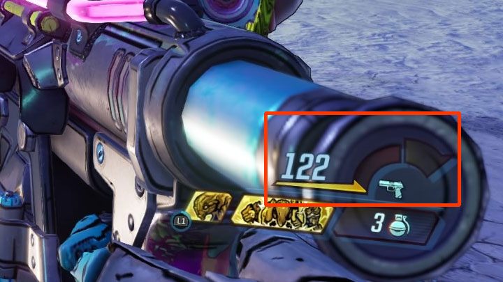 W trakcie strzelania z broni COV stopniowo zapełnia się pasek temperatury broni w prawym dolnym rogu ekranu - Czy broń COV można bezpowrotnie utracić w Borderlands 3? - Borderlands 3 - poradnik do gry