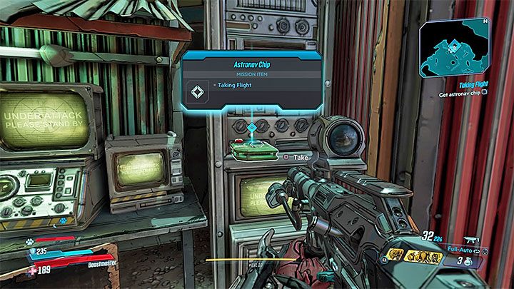 Drugie z otrzymanych zadań to pozyskanie czipu Astronav Chip - Taking Flight | Solucja Borderlands 3 - Borderlands 3 - poradnik do gry