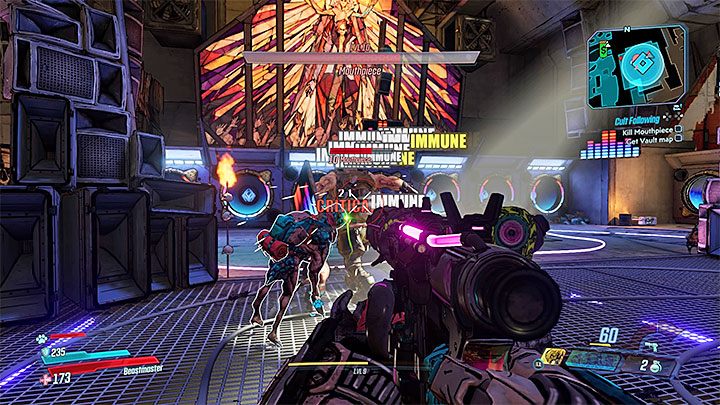 Mouthpiece w określonych momentach bitwy staje się chwilowo nieśmiertelny - Mouthpiece | Trudni przeciwnicy w Borderlands 3 - Borderlands 3 - poradnik do gry