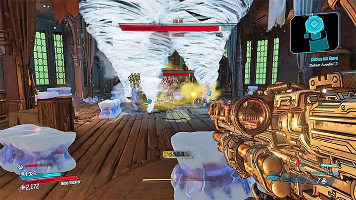 Aurelia stosuje kilka rodzajów ataków dystansowych - Cold as the Grave | Solucja Borderlands 3 - Borderlands 3 - poradnik do gry