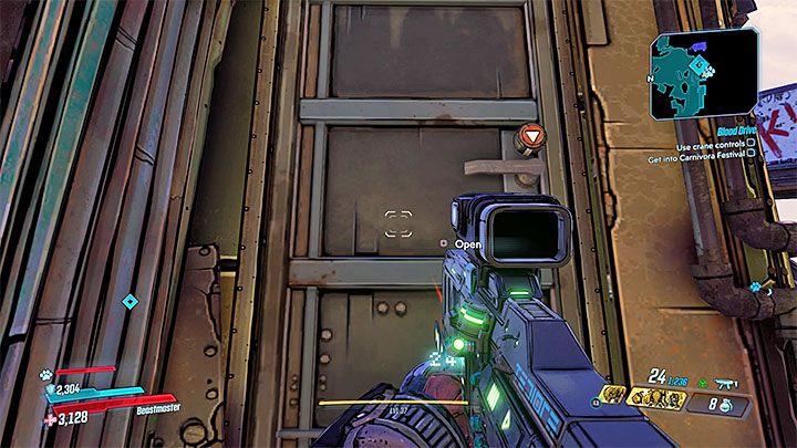 Musisz wyruszyć na poszukiwania innego pojazdu żeby zostać dopuszczonym do festiwalu - Blood Drive | Solucja Borderlands 3 - Borderlands 3 - poradnik do gry