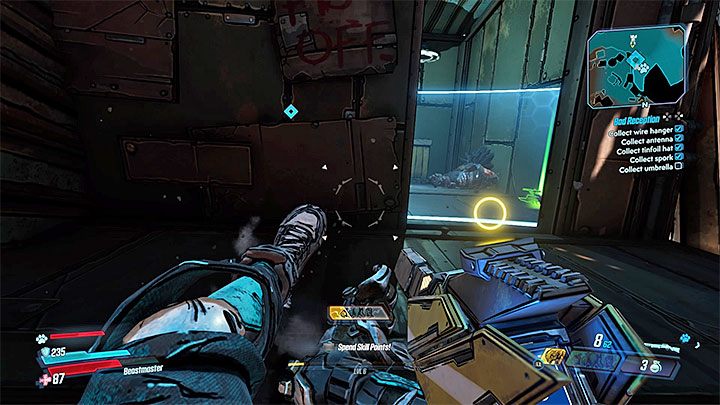 Wewnątrz starej chatki Old Shack zainstalowane jest stacjonarne działko Tink Sentry - Pandora | Zadanie poboczne w Borderlands 3 - Borderlands 3 - poradnik do gry