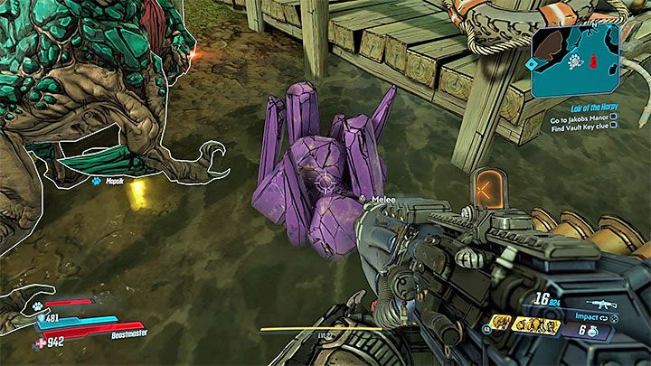 Przykładowe fioletowe kryształy pokazuje powyższy obrazek - Jak niszczyć fioletowe kryształy w Borderlands 3? - Borderlands 3 - poradnik do gry