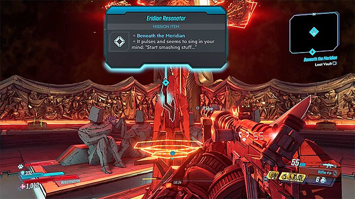 Znajdziesz się w lokacji Vault of the Rampager, z której musisz zabrać przedmiot questowy - Eridian Resonator - Jak niszczyć fioletowe kryształy w Borderlands 3? - Borderlands 3 - poradnik do gry