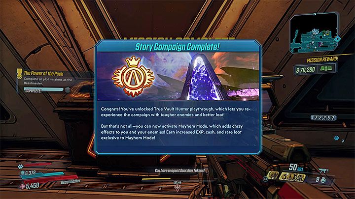 Endgame rozpoczyna się po tym jak ukończysz główną fabułę, tzn - Endgame i wyższe poziomy trudności w Borderlands 3 - Borderlands 3 - poradnik do gry