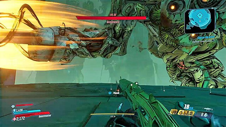 Inne silne ataki bossa to - The Graveward | Trudni przeciwnicy w Borderlands 3 - Borderlands 3 - poradnik do gry