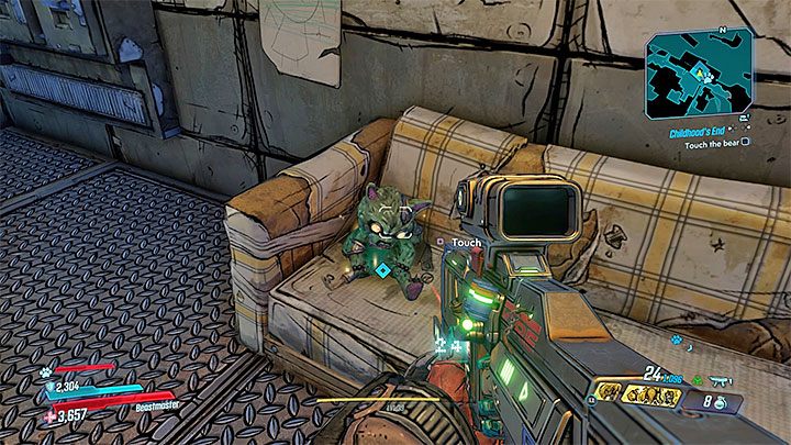 Otwórz składzik i znajdź portret na ścianie - Pandora - powrót | Zadanie poboczne w Borderlands 3 - Borderlands 3 - poradnik do gry