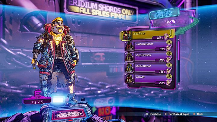 Skórki i twarze postaci znajdują się też w ofercie Crazy Earla przebywającego na pokładzie statku Sanktuarium - Lista trofeów w Borderlands 3 - Borderlands 3 - poradnik do gry
