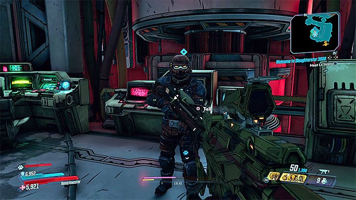 Po dotarciu do każdej lokacji z areną musisz porozmawiać z osobą organizującą walki na arenie - Pozostałe - Circles of Slaughter i Trials | Zadanie poboczne w Borderlands 3 - Borderlands 3 - poradnik do gry