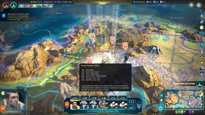 Każda armia składać może się z maksymalnie 6 oddziałów. - Zarządzanie armią w Age of Wonders Planetfall - Age of Wonders Planetfall - poradnik do gry