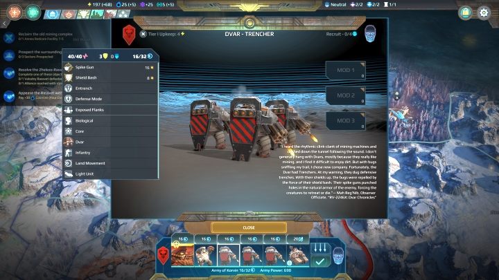 Dvarowie posiadają jedne z najlepszych jednostek startowych w grze, głównie za sprawą ich zdolności defensywnych. - Dvarowie (Dvar) | Frakcja w Age of Wonders Planetfall - Age of Wonders Planetfall - poradnik do gry