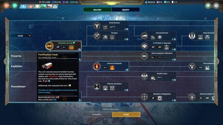Technologia Zabezpieczenie Perymetru (Perimeter Security) to tutaj must-have. - Dvarowie (Dvar) | Frakcja w Age of Wonders Planetfall - Age of Wonders Planetfall - poradnik do gry