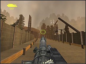 Jeśli zdjąłeś tego na początku misji i zajmiesz się dwoma, napotkanymi przed i w tunelu, kolejny bonus w kieszeni - Road to Citadel | Tank on the Town | Red Faction II - Red Faction II - poradnik do gry