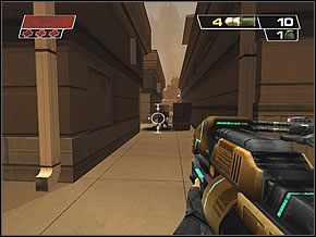 Trafisz na zablokowaną ze wszystkich stron drogę - a dokładniej skrzyżowanie - Missile Silo | Sopots Citadel | Red Faction II - Red Faction II - poradnik do gry