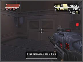 Znajdziesz się w okrągłej Sali z całą masą wojaków - Missile Silo | Sopots Citadel | Red Faction II - Red Faction II - poradnik do gry