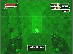 Idź dalej właśnie lewą odnogą (prawa zaprowadzi Cię w to samo miejsce, ale wylądujesz w samym środku piekła) - Catacombs | Dancing with the Dead | Red Faction II - Red Faction II - poradnik do gry