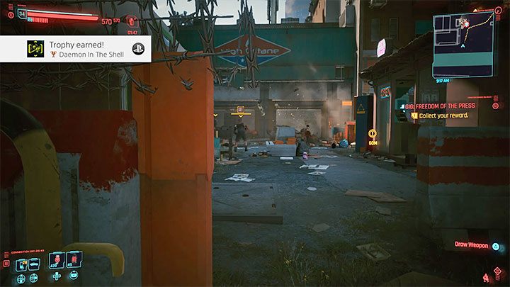 Zamontuj hack w swoim cyberdecku i dopiero wtedy zacznij szukać okazji do hakowania przeciwników - Cyberpunk 2077: Trofea - lista osiągnięć - Cyberpunk 2077 - poradnik do gry