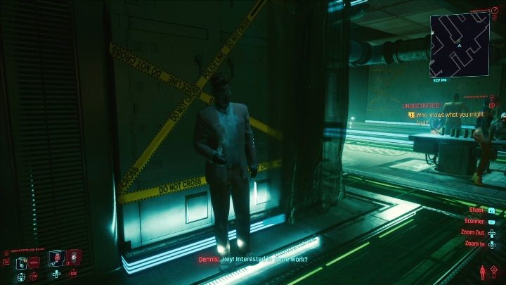 Zacznijmy od tego, że aby rozpocząć zadanie potrzebujesz po prostu porozmawiać z Dennisem i przyjąć jego ofertę - Cyberpunk 2077: Numer Jeden! - solucja, opis przejścia - Cyberpunk 2077 - poradnik do gry