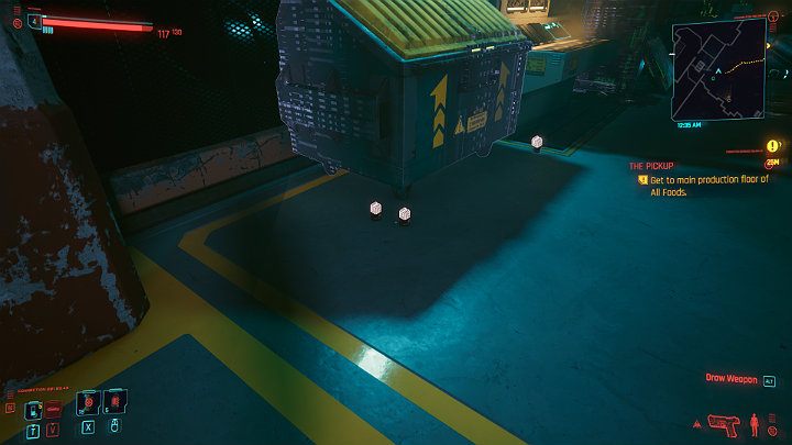 By dostać się do hali głównej po prostu idź za Jackiem - Cyberpunk 2077: Bilet wstępu/The Pickup - solucja, opis przejścia - Cyberpunk 2077 - poradnik do gry