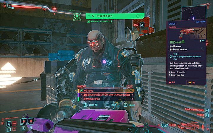 Nie zapomnij przeszukać ciała pokonanego bossa - Cyberpunk 2077: Royce - boss, jak pokonać? - Cyberpunk 2077 - poradnik do gry
