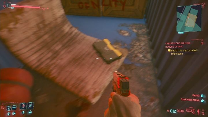 Po zneutralizowaniu przeciwnika zdobądź potrzebne informacje - Cyberpunk 2077: Demony wojny - cyberpsychopata, solucja - Cyberpunk 2077 - poradnik do gry