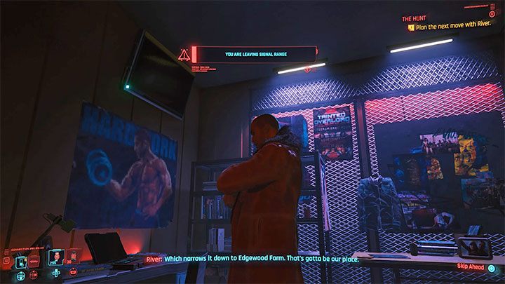 Po tym jak przeanalizujesz wszystkie 3 braindansy załączy się scena dedukcji z udziałem Rivera - Cyberpunk 2077: Kwestia czasu/The Hunt (River) - solucja, opis przejścia - Cyberpunk 2077 - poradnik do gry