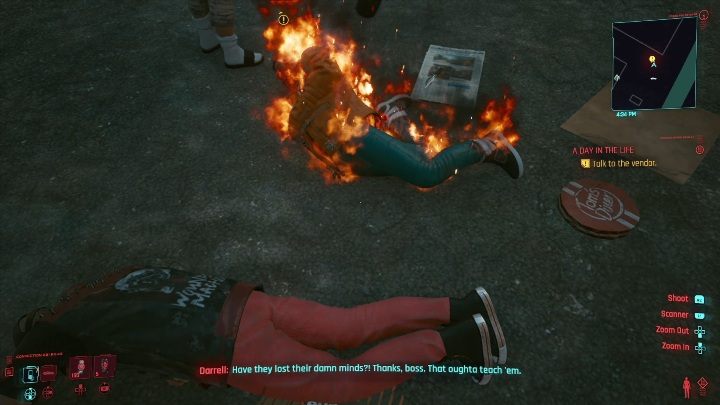 Sposób eliminacji przeciwników nie wpływa na odbiór sytuacji - Cyberpunk 2077: Kto nie jest z nami - solucja, opis przejścia - Cyberpunk 2077 - poradnik do gry