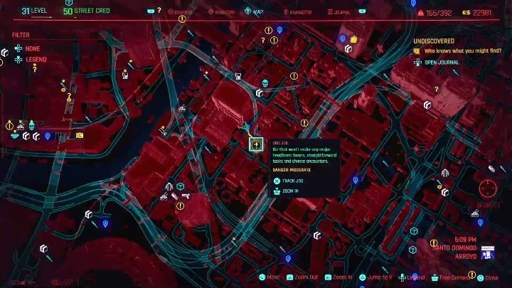 Tamara Cosby znajduje się pod mostem, w zachodniej części Santo Domingo - Cyberpunk 2077: Pod mostem - cyberpsychopata, solucja - Cyberpunk 2077 - poradnik do gry