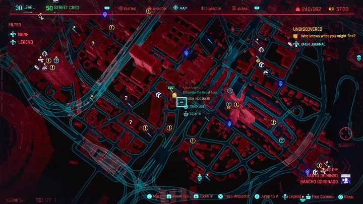 Lokalizacja: wschodnia część Santo Domingo, Rancho Coronado - Cyberpunk 2077: Sabotaż, Santo Domingo - kontrakty, solucja, mapa - Cyberpunk 2077 - poradnik do gry